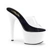 Pleaser - ADORE701UV Mules à talons - Chaussures de pole dance - Transparent/Noir Product image